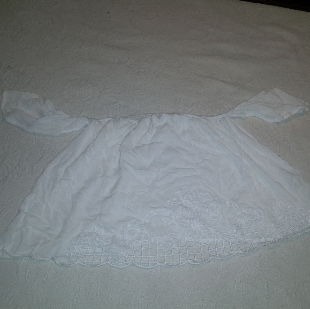Babydoll White Top